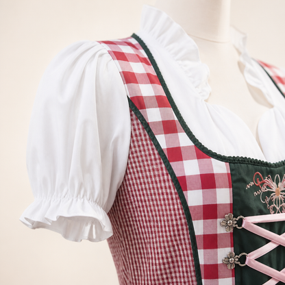 Dames Oktoberfest Jurk RuitFeest – Beierse Look met Strik