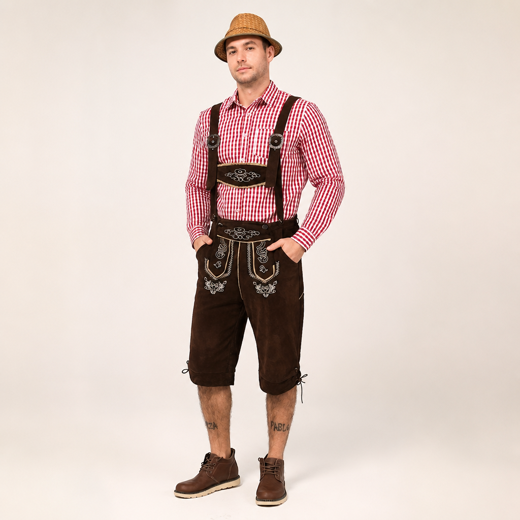 Heren Oktoberfest Overall BeierseFeest – Geborduurde Details