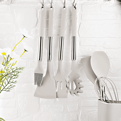KitchenPro Silikon Keukengerei – Compleet 12-delig set
