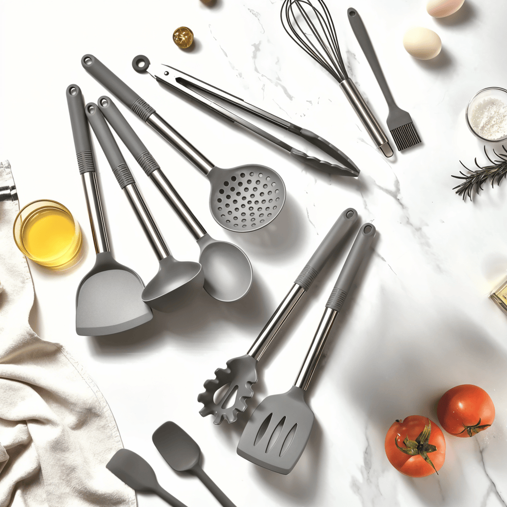 KitchenPro Silikon Keukengerei – Compleet 12-delig set