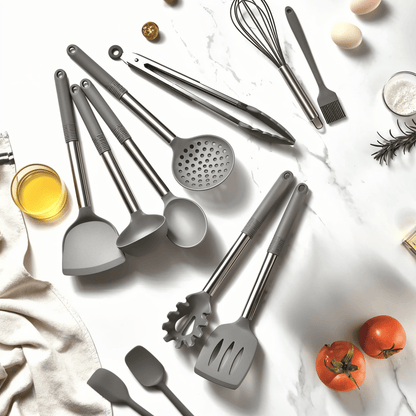 KitchenPro Silikon Keukengerei – Compleet 12-delig set