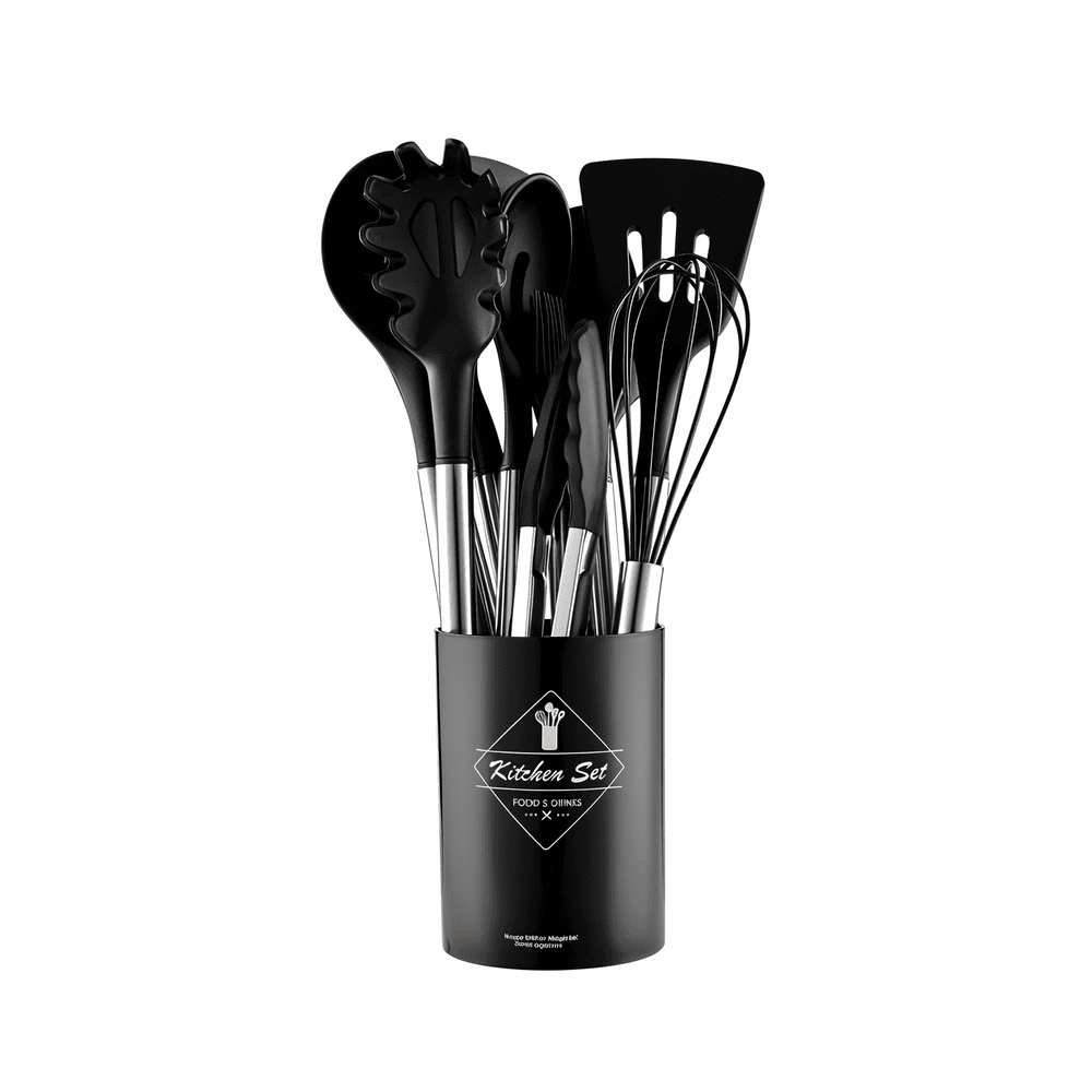 KitchenPro Silikon Keukengerei – Compleet 12-delig set