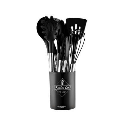KitchenPro Silikon Keukengerei – Compleet 12-delig set