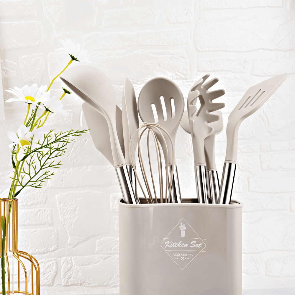 KitchenPro Silikon Keukengerei – Compleet 12-delig set