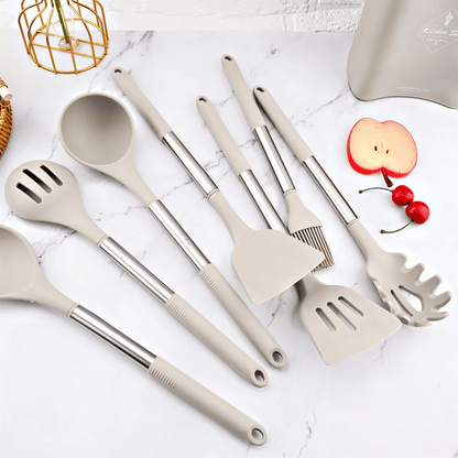 KitchenPro Silikon Keukengerei – Compleet 12-delig set