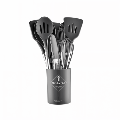 KitchenPro Silikon Keukengerei – Compleet 12-delig set