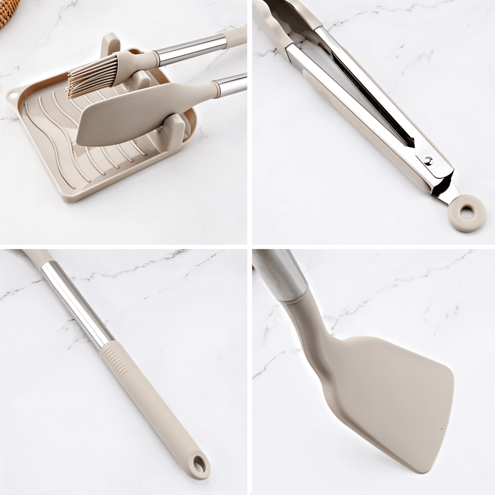 KitchenPro Silikon Keukengerei – Compleet 12-delig set