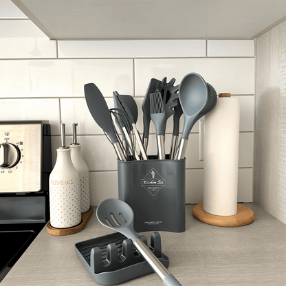 KitchenPro Silikon Keukengerei – Compleet 12-delig set