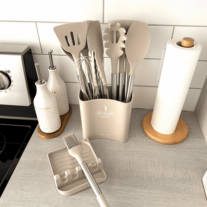 KitchenPro Silikon Keukengerei – Compleet 12-delig set