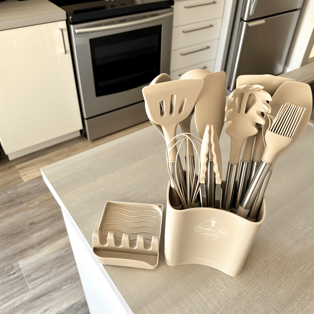 KitchenPro Silikon Keukengerei – Compleet 12-delig set