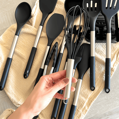 KitchenPro Silikon Keukengerei – Compleet 12-delig set
