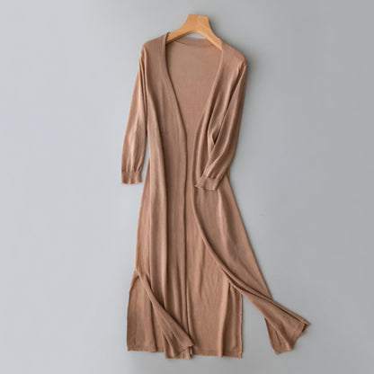 Valnera lang dames vest elegant lichtgewicht comfortabel model