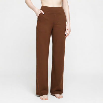 ComfortStretch Damesbroek – Hoge Taille Elastische Comfort Fit Broek