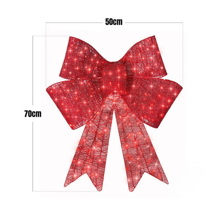 LED Kerststrik met 8 Lichtmodi – Verlichte Kerstdecoratie 50x70 cm