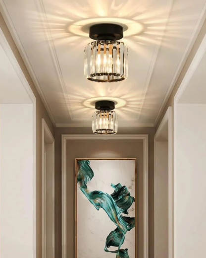 Prismalux Plafondlamp – Glazen Designlamp met Warme Gloed