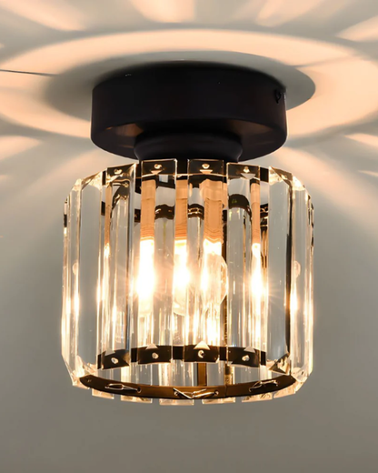 Prismalux Plafondlamp – Glazen Designlamp met Warme Gloed