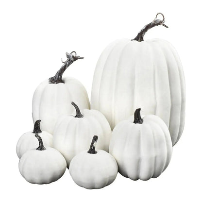 HerfstPomp Set van 7 Kunstpompoenen voor Herfstdecoratie