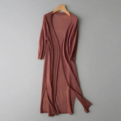 Valnera lang dames vest elegant lichtgewicht comfortabel model