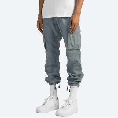 Heren Relaxed Fit Cargobroek – Comfortabele Broek met Ruime Zakken