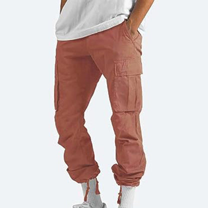Heren Relaxed Fit Cargobroek – Comfortabele Broek met Ruime Zakken