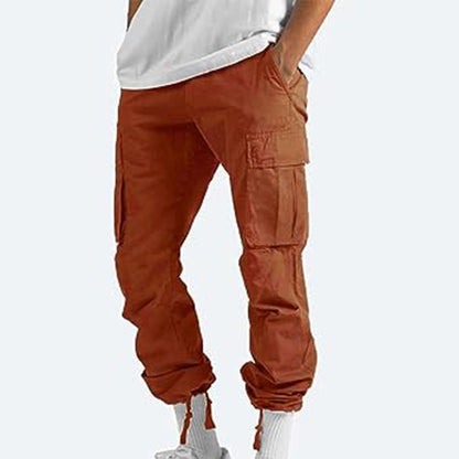 Heren Relaxed Fit Cargobroek – Comfortabele Broek met Ruime Zakken