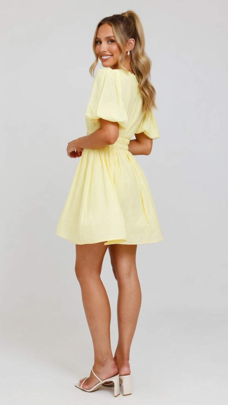 Dames Mini Jurk met Luchtige Pasvorm en Zomerse Stijl