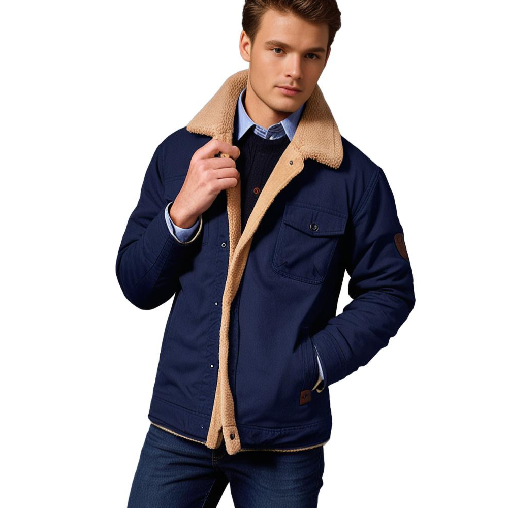 Heren Bomberjack Vintage Winter – Warme en Stijlvolle Casual Jas