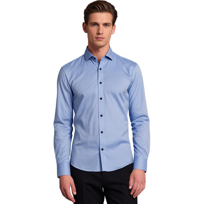 Herenoverhemd Slim Fit Stretch – Klassiek en Elegant voor Zakelijk en Casual Gebruik