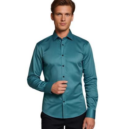 Herenoverhemd Slim Fit Stretch – Klassiek en Elegant voor Zakelijk en Casual Gebruik