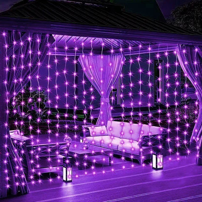 Lichtgordijn Sfeergloed – USB LED Gordijnverlichting met 8 Lichtstanden