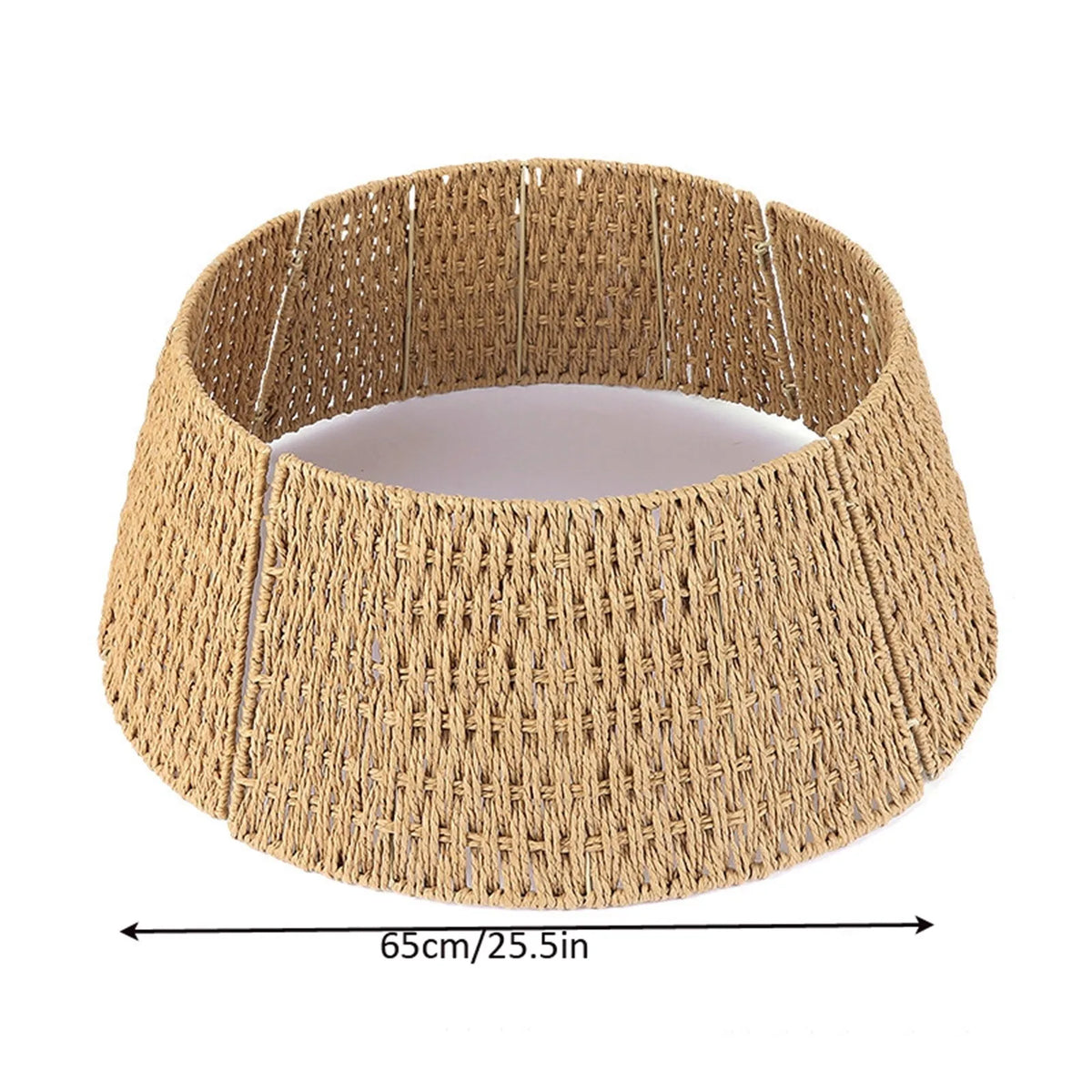 Rotanboom Noëlle – Handgeweven Kerstboomkraag van Rotan van 64 cm