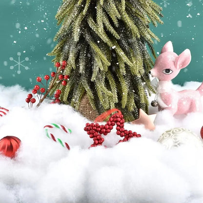 Sneeuwella – Witte Kunstsneeuw Deken voor Kerstdecoratie