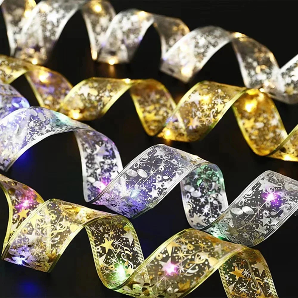 Kerst Lintslinger met LED – Batterijverlichting van 3 of 5 Meter