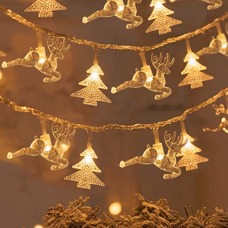 Sneeuwvlok Kerstverlichting 3 Meter met 20 LED Lampen