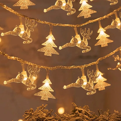 Sneeuwvlok Kerstverlichting 3 Meter met 20 LED Lampen