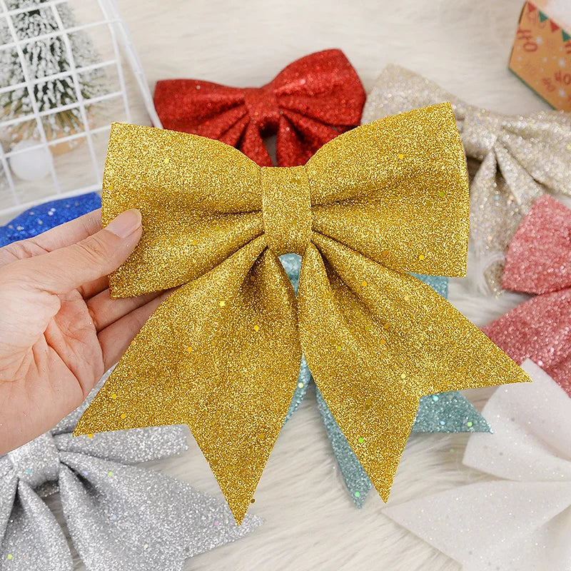 Glittersiera – Kerststrik 21 cm voor Kerstboom en Feestdecoratie