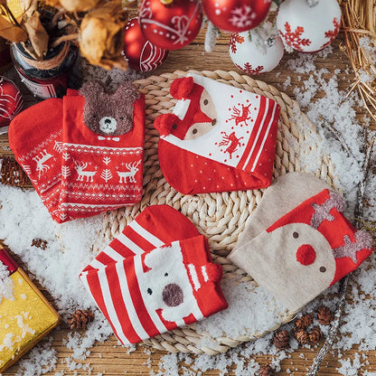 Kerstsokken Dames en Kinderen – Feestelijke Sokken met Kerstmotieven
