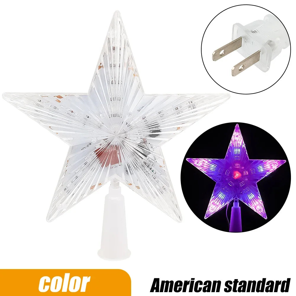 Sterrenstraling – LED Kerstster voor de Boomtop van 17 x 18 cm