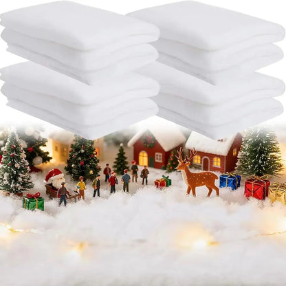 Sneeuwella – Witte Kunstsneeuw Deken voor Kerstdecoratie