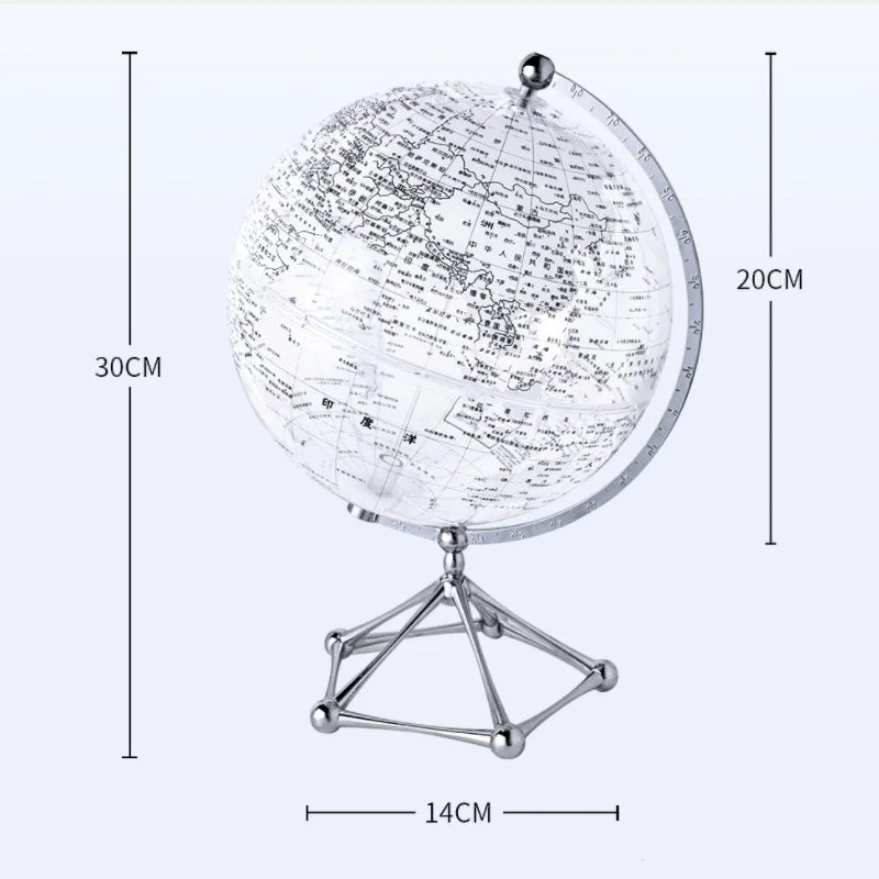 Royaleva LED Rotating World Globe Lamp – Verlichte Werelddecoratie