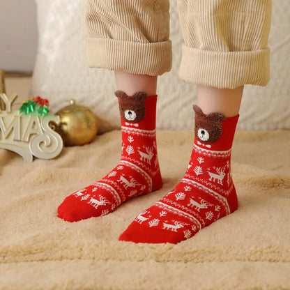 Kerstpret Sokken – Katoenen Kerstsokken voor Dames en Heren met Print