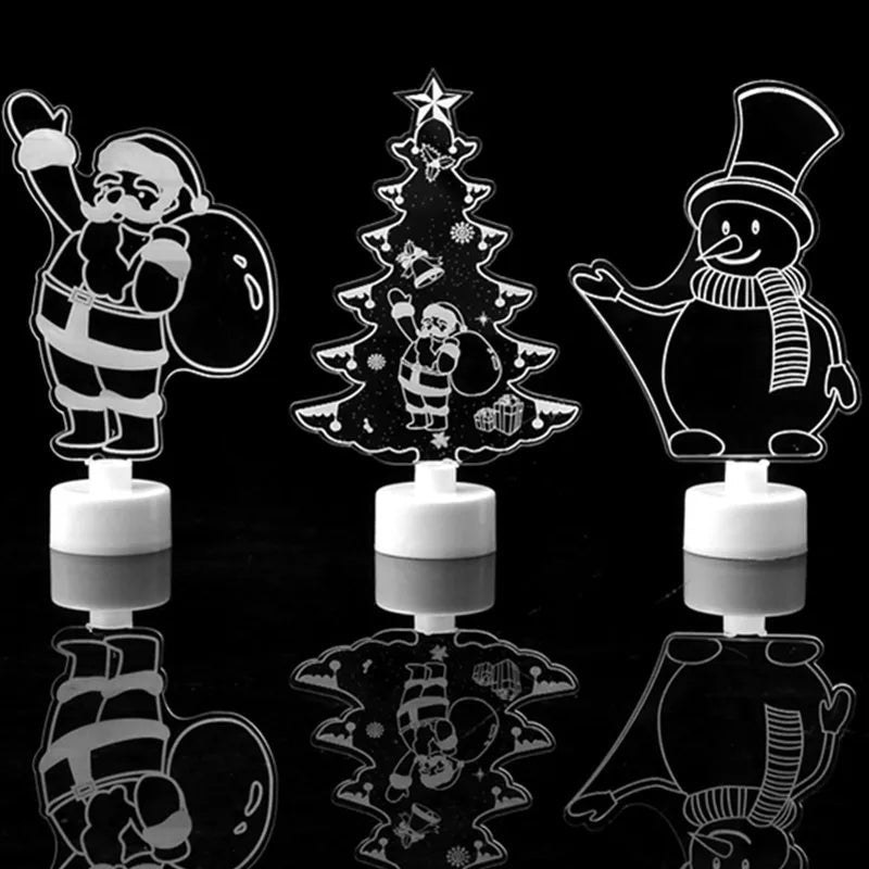 Kleurrijke LED-sneeuwmanlampen voor feestelijke gelegenheden