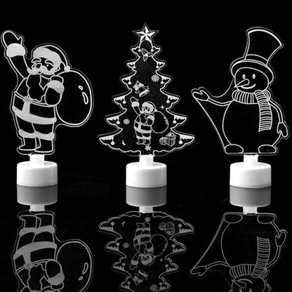 Kleurrijke LED-sneeuwmanlampen voor feestelijke gelegenheden