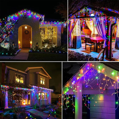 IJslicht Aurora – LED IJspegel Kerstverlichting 20 m met 480 LED's