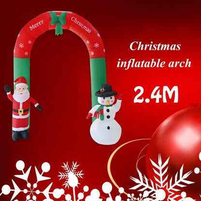 Opblaasfiguur Noël – Decoratieve Kerstversiering voor Binnen en Buiten