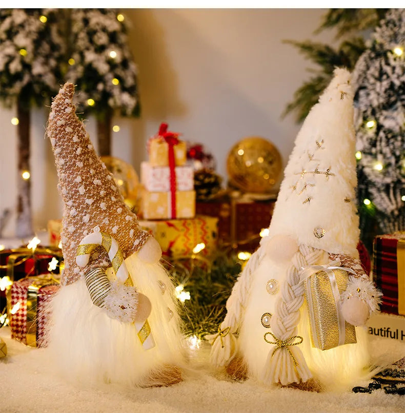 Kerstmanpop Feestdecoratie – 30 cm Kerstfiguur voor Binnen