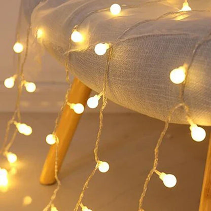 USB Kerstverlichting 3 Meter met 20 Warme Witte LED Lampen