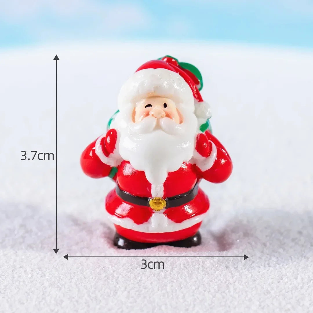 Kerstwereld Figuren – Kerstman en Elanden als Feestdecoratie