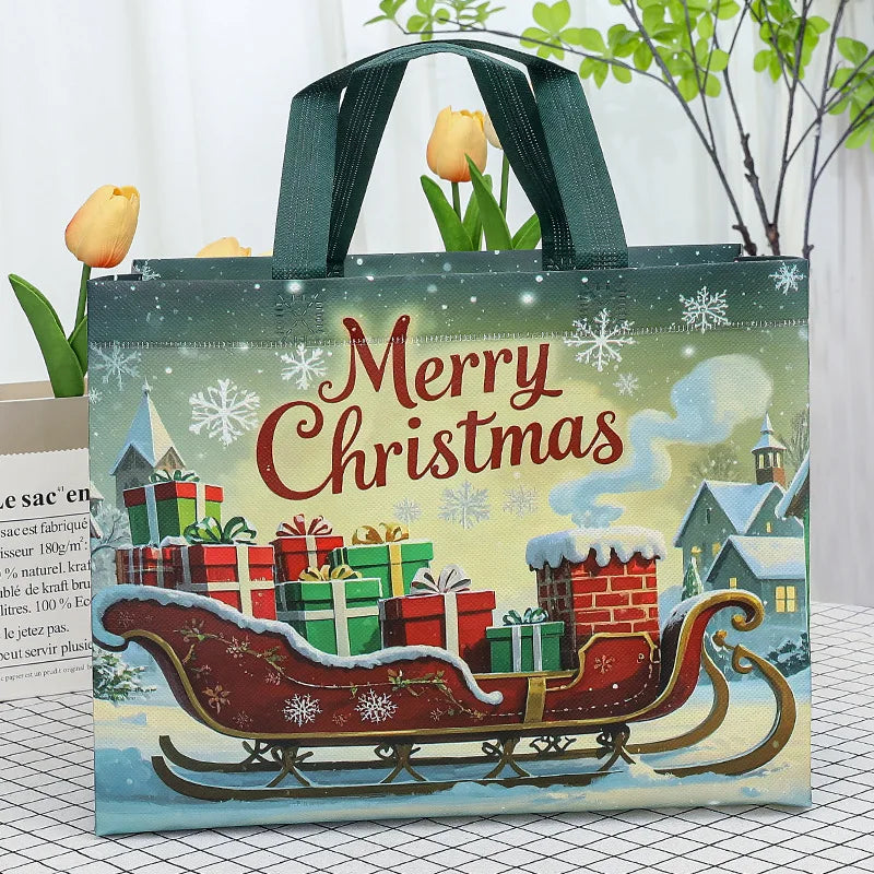 Kerstella – Herbruikbare Kerst Cadeautas 32x17x25 cm