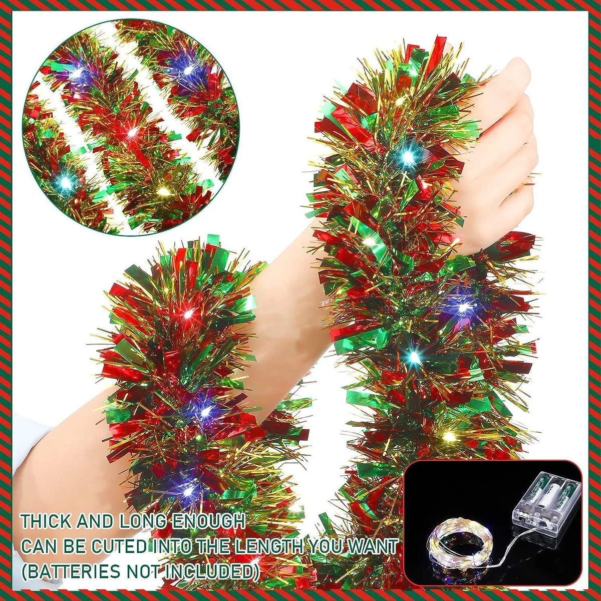 Kleurenlicht LED Strip voor Kerstdecoratie van 5 of 10 Meter